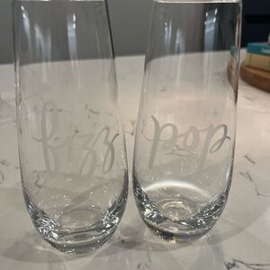2 Lenox Kate Spade New York
POP FIZZ Etched Stemless
Champagne Glass